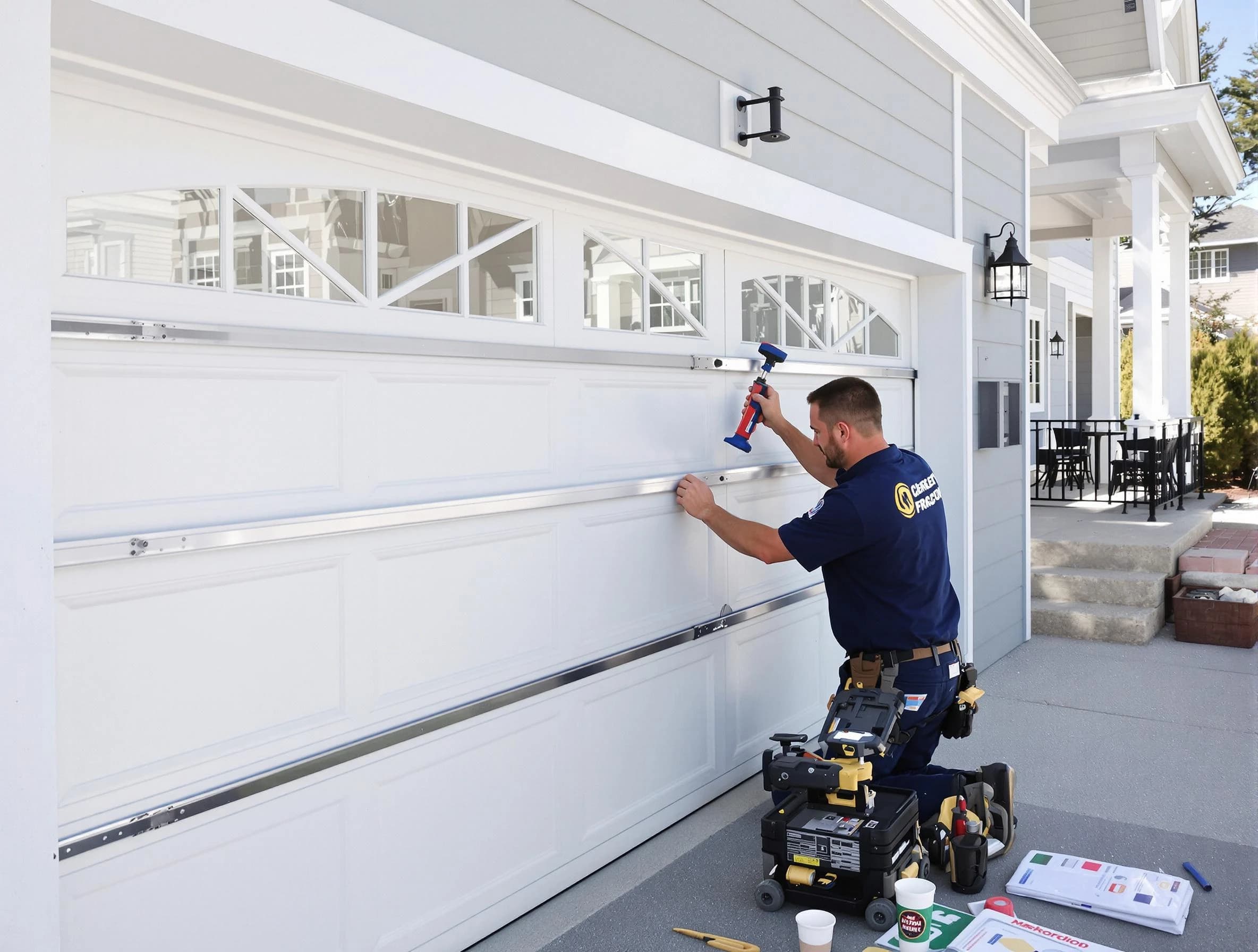 Professional garage door installation by Redan Garage Door Repair in Redan