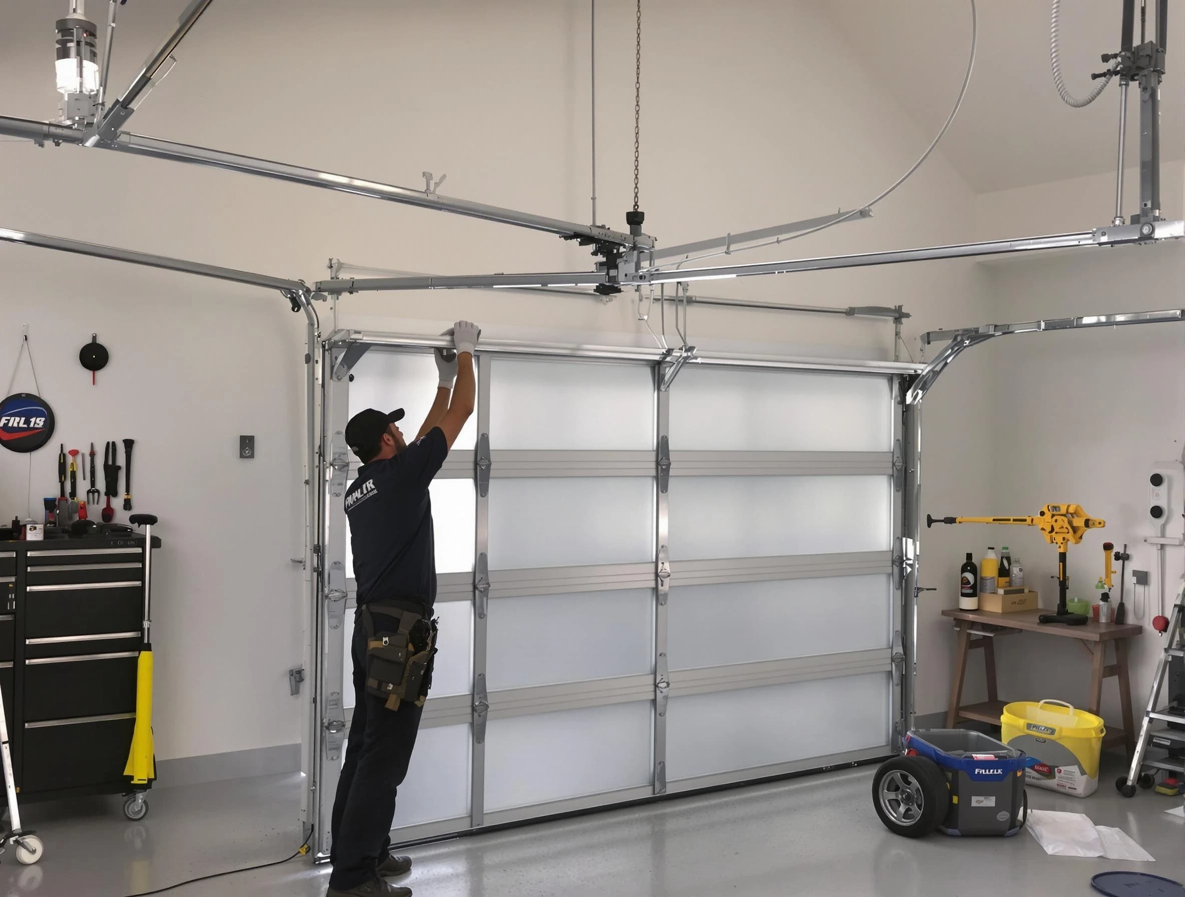 Redan Garage Door Repair certified team performing precision garage door installation in Redan