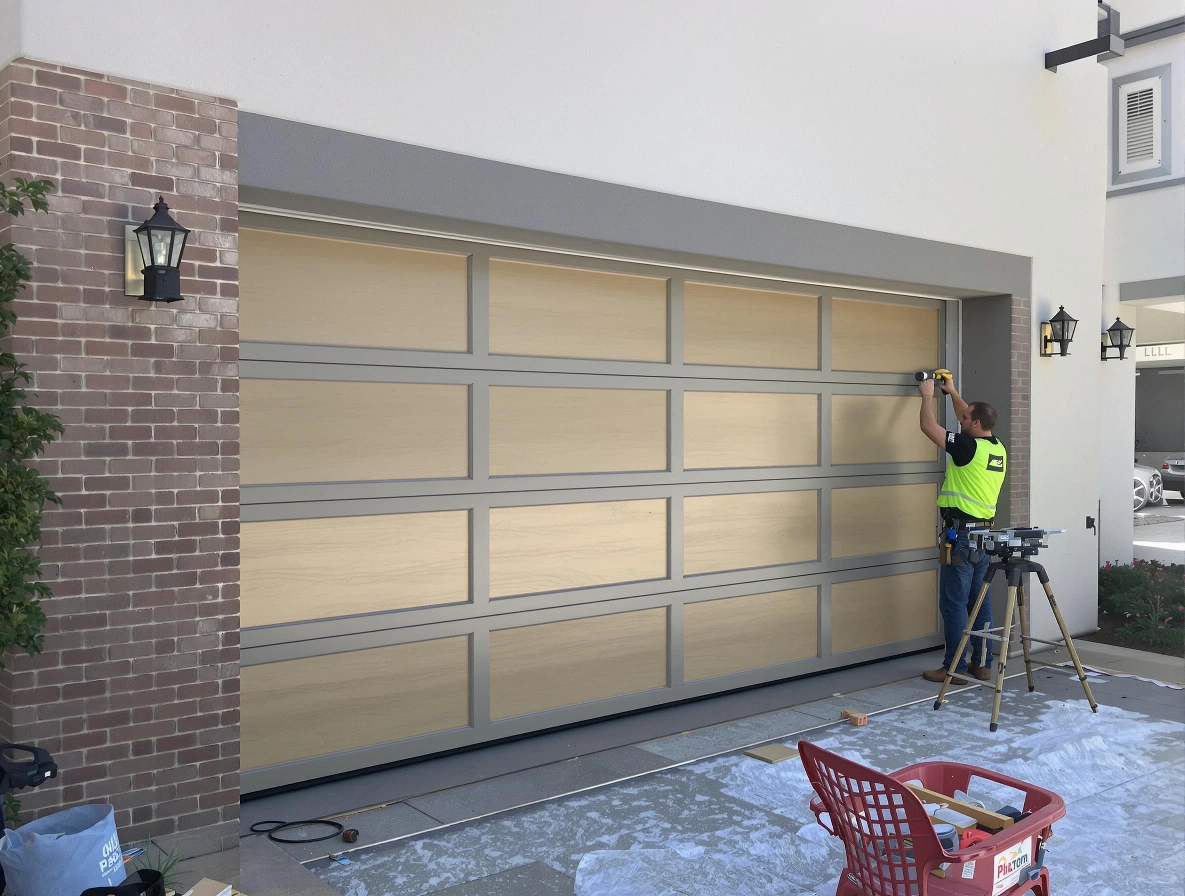Garage door replacement service by Redan Garage Door Repair in Redan