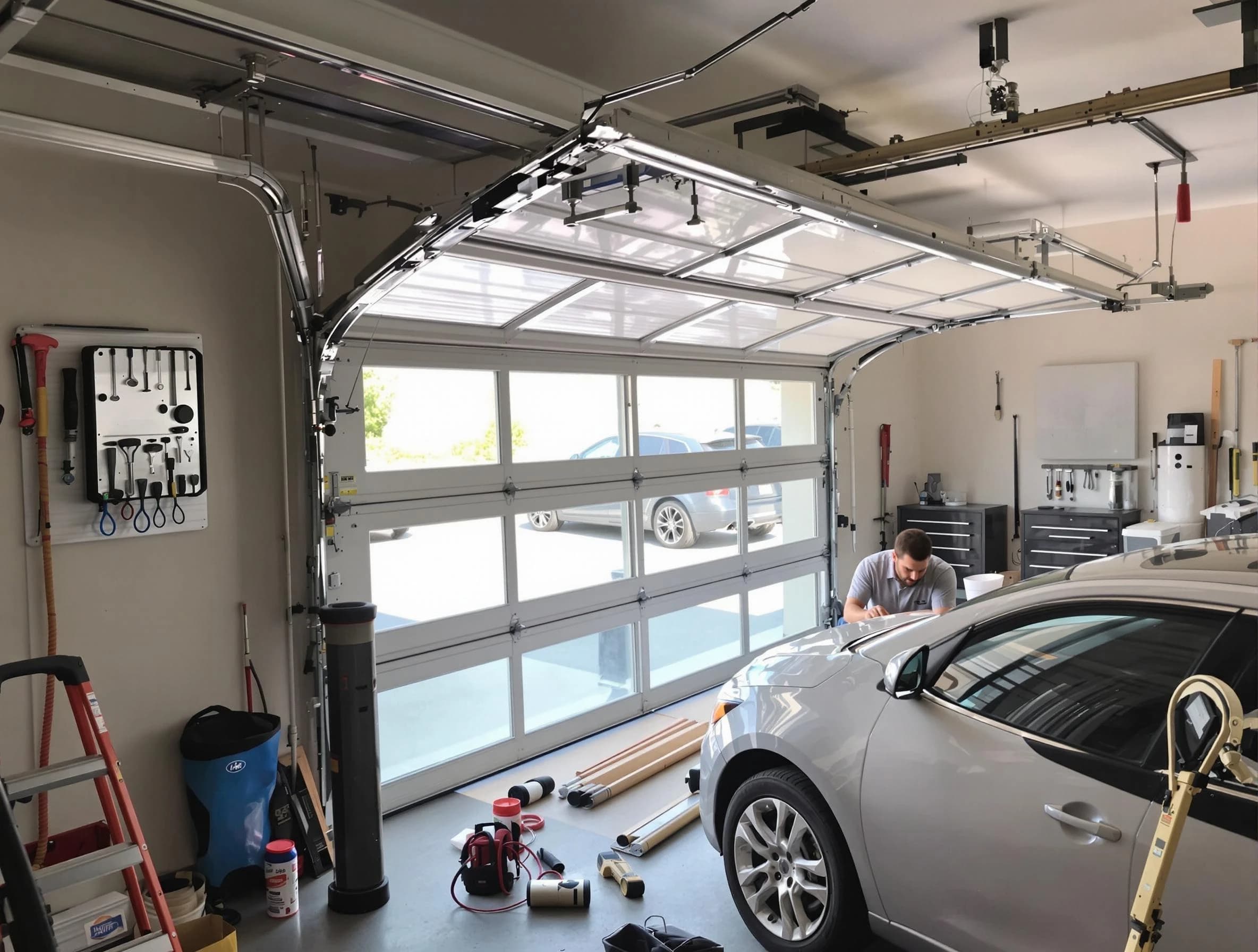 Garage door noise reduction service by Redan Garage Door Repair in Redan