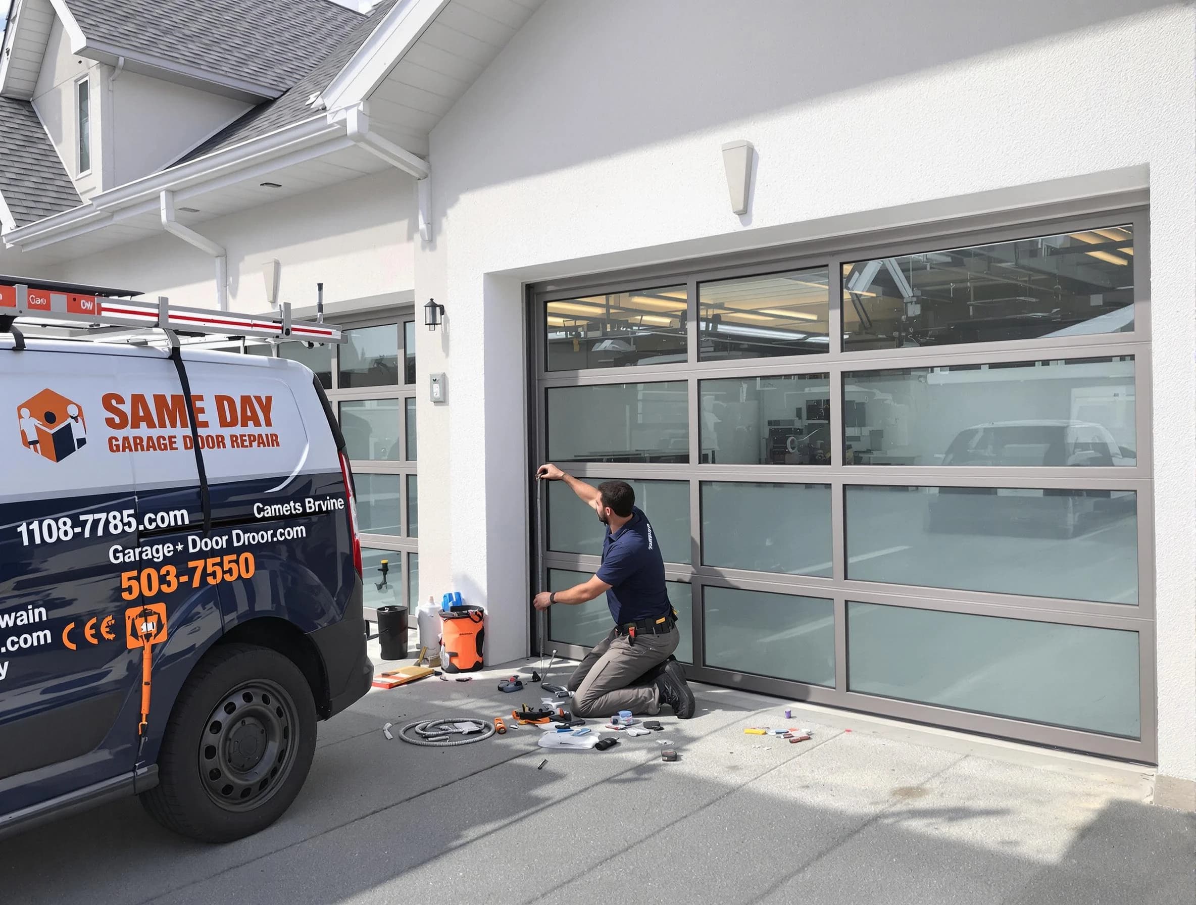 Same-day garage door repair service by Redan Garage Door Repair in Redan
