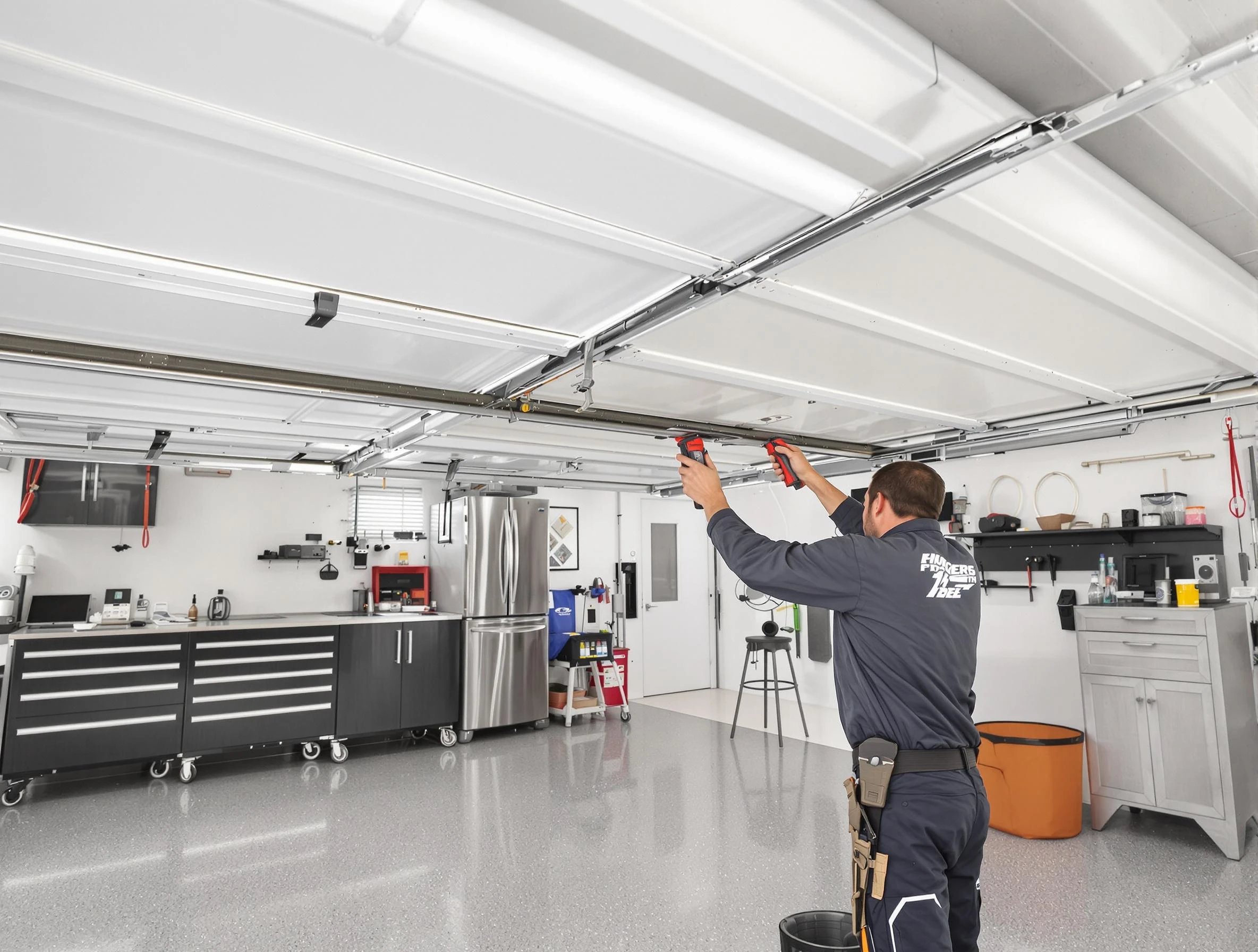 Overhead garage door repair service by Redan Garage Door Repair in Redan